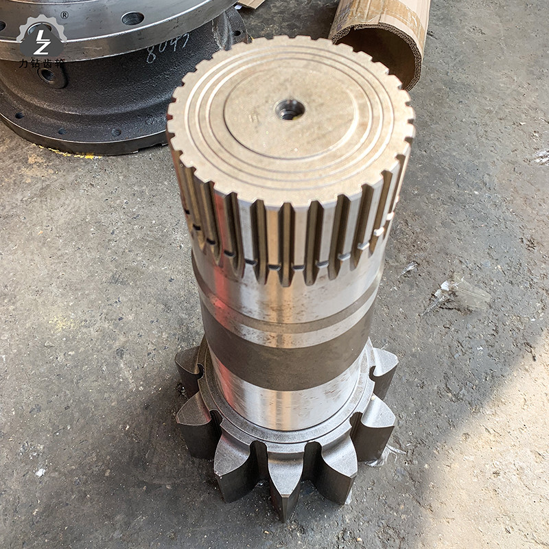 LIXUAN LG936 Swing Pinion Shaft Final Drive Excavator Swing Gearbox 11*30
