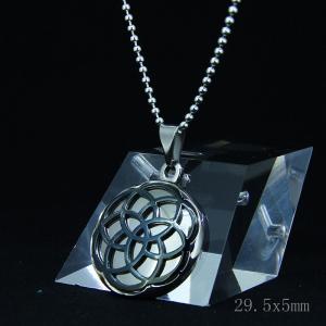 Wholesale Fashion High Quality Fashion Stainless Steel Round Shapped Necklace Pendant LPR296 from china suppliers