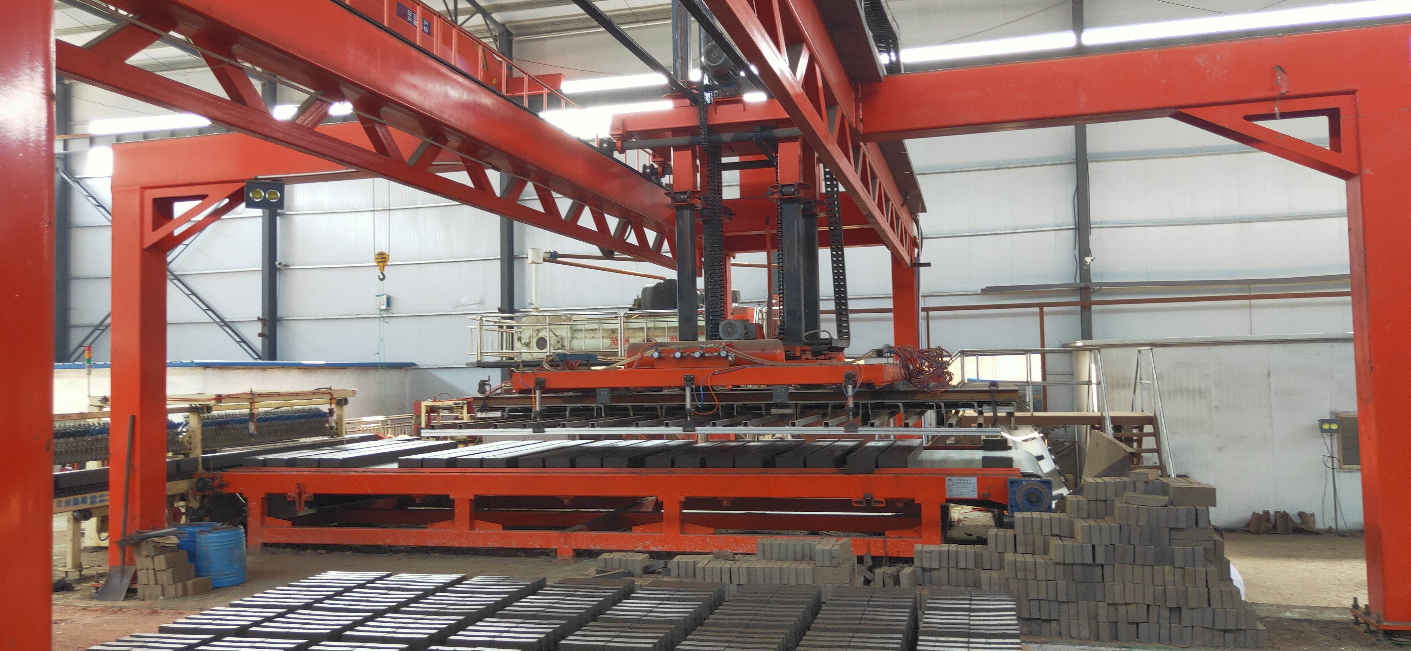 22kw 144times/H Plc Stacking Brick Pavers Machine
