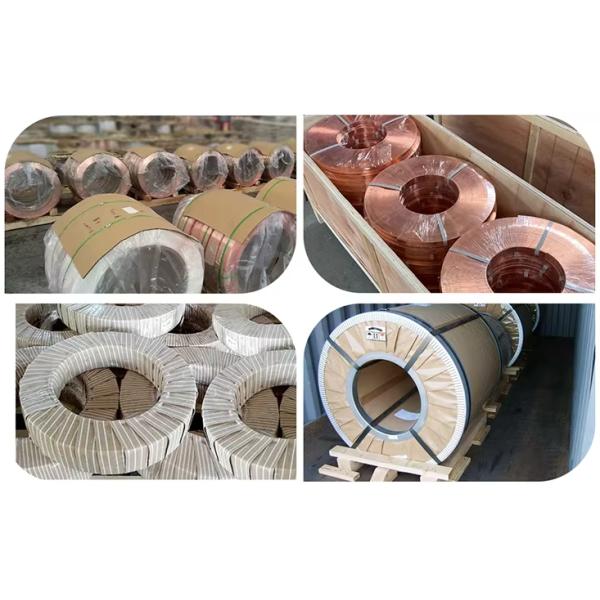 C1100 C1200 Pure Copper Strip T1 T2 T3 Grades For Electrical Construction