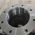 UNS S30815 Duplex Forged Steel slip on pipe flange good pressure resistance