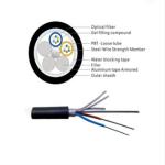 Hot sale GYTS 48 core multi-mode armored submarine fiber optic cable price per