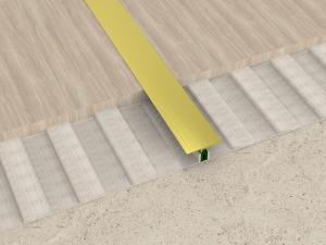 Wholesale Wood Floor Decoration Aluminum Transition Strip T Shaped Metal from china suppliers