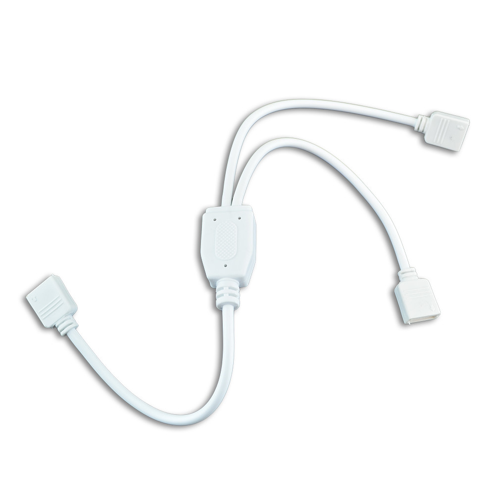 KooSion DC connectors Led Strip lights connectors 1 to 2 split non-waterproof white color