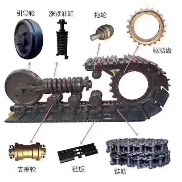 OEM Excavator Undercarriage Parts For Komatsu PC200 / HD450/HD820 Excavator