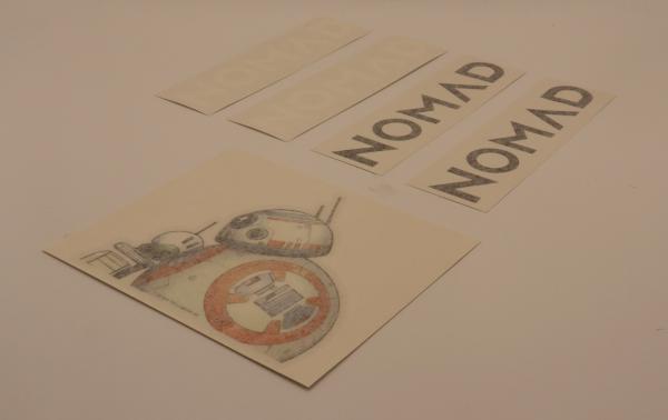 Matt Glossy Packaging Accessories Paper Transfer Sticker and Label for Outdoor