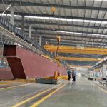 Motorized 30 Tons Material Transfer Cart Fabricated Beams Rail Powered