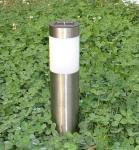 IP44 Stainless Steel Solar Garden Bollard Lights For Outdoor Decorative
