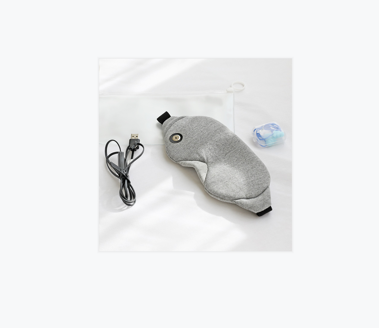 Magnetic USB Heated Eye Mask For Relieving Eye Stress