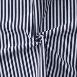 Soft Textured Yarn Dyed Cloth , Sportswear Striped Knit Organic Cotton Fabric