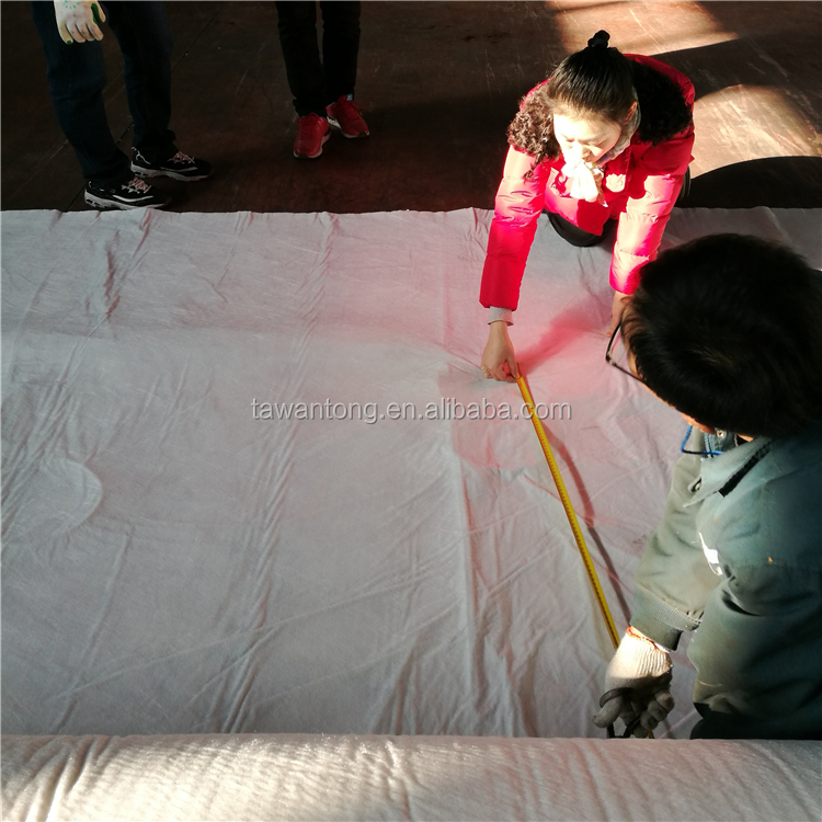 Polyester and Polypropylene Non-Woven Fabric for Filtration Isolation White Color