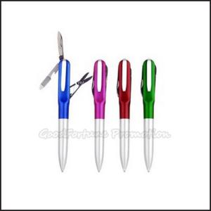 Wholesale Hot Sale Promotional printed logo tool set nail file scissors ballpoint pen knife gift from china suppliers