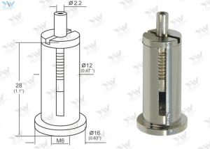 Wholesale Two - Parts Lock Cable Grippers Brass Material Plated In Nickel from china suppliers