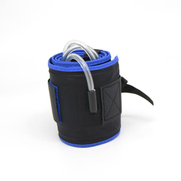 Medical Adhesive Blue Dual Portal Single Bladder Pneumatic Tourniquet Cuff 44"L