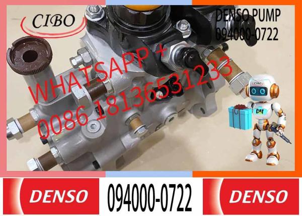 Diesel fuel pump 094000-0722 for lSUZU high pressure common rail sensor eup pump