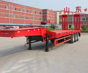 Wholesale 2/3/4 Axles Detachable Gooseneck Lowboy Truck Semi Trailer With 150/120/100 Ton Capacity from china suppliers