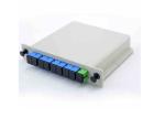 Customized LGX Fiber Optic PLC Splitter 1260 ~ 1650nm Wavelength