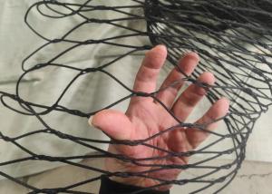 Wholesale Oxidized Black 25*25mm Balustrade Cable Mesh 1.2mm Stainless Steel Rope Mesh from china suppliers