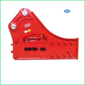 Wholesale 165mm Chisels Hydraulic Breaker Hammers Excavator Heat Treatment from china suppliers