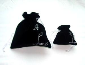 Wholesale RoHS flannel Eco Velvet Drawstring Pouch Bags For Jewelry Pouches from china suppliers