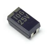 Conductive Polymer Chip Tantalum Capacitors 10uF 25V C CASE Solid Tantalum