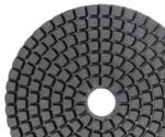 Black 4 Inch 3mm Diamond Wet Pollishing Pad For Polishing Marble Granite