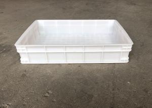 Wholesale Heavy Duty Euro Stacking Containers White Food Plastic Trays For Freezing Fish from china suppliers