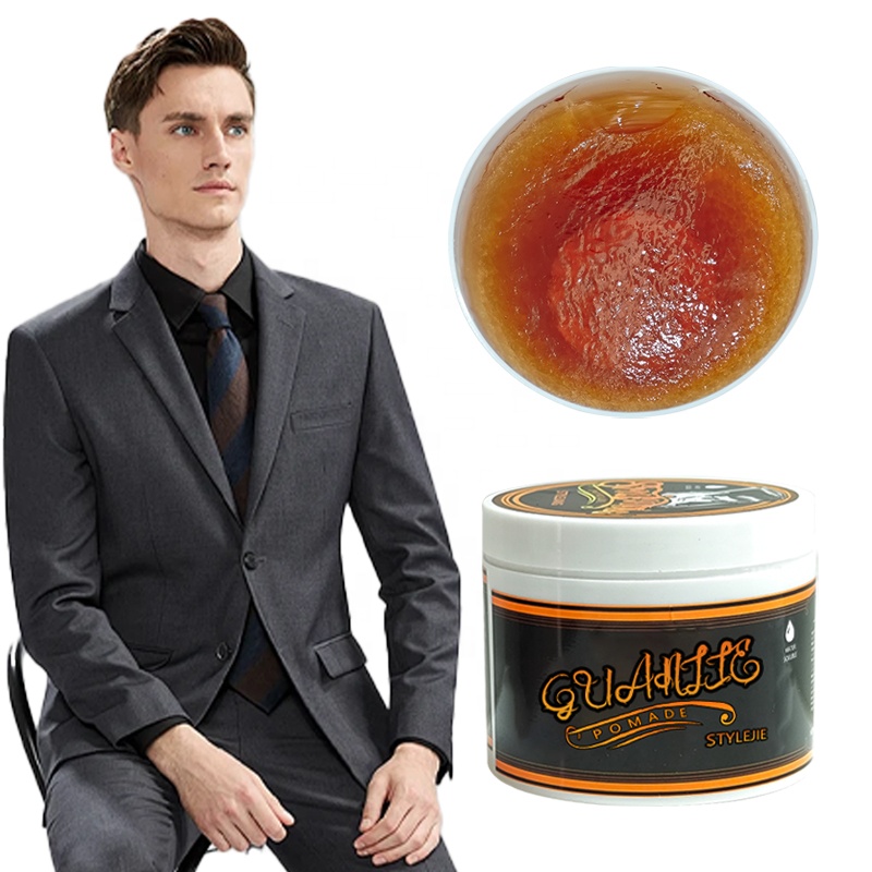 Acceptable Customization Shine Strong Hold Curly Hair Pomade For Professional Styling