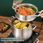 Hot Selling Kitchen Cooking Food Steamer Pot Cookware Cooking Stainless Steel