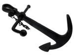 Stockless Anchor Marine Mooring Equipment Steel Casting Black