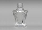 Transparent Glass Empty Nail Varnish Bottles Custom Color For Personal Care