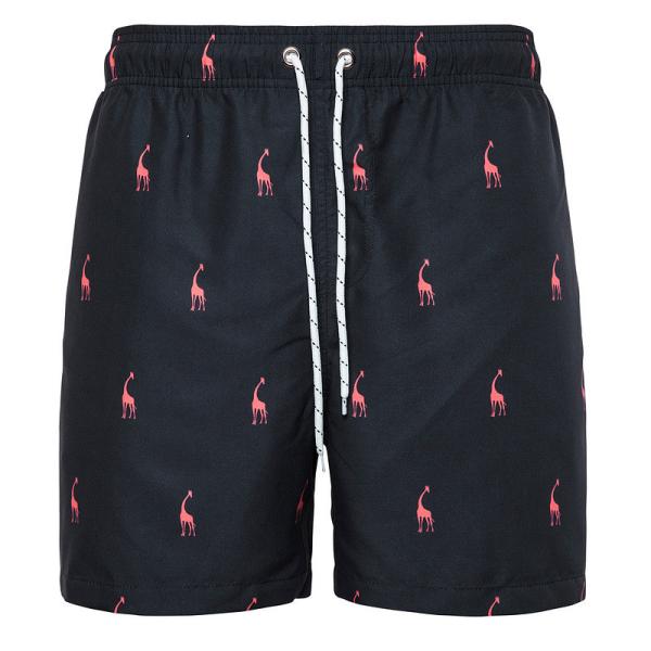 Oem Factory Manufacturer Custom Logo Drawstring Beach Surf Shorts Printed