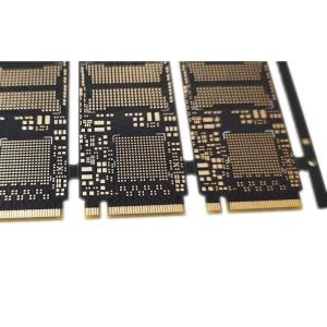 Wholesale ENIG Gold Finger FR4 TG150 8 Layer PCB Matte Black Solder Mask Color from china suppliers