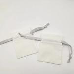 Gold Foil Drawstring Gift Pouches Shipping Jewelry Packaging Bag With Logo