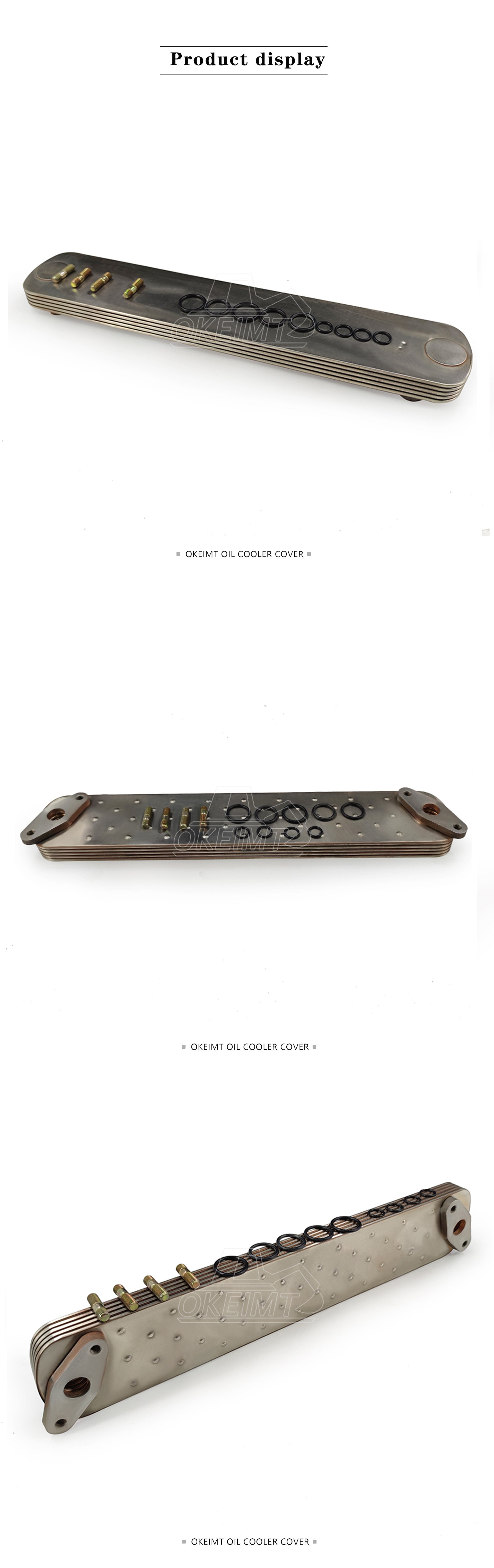 6D22 6D24 Oil Cooler Core For Mitsubishi Diesel Engine 5plate ME150440