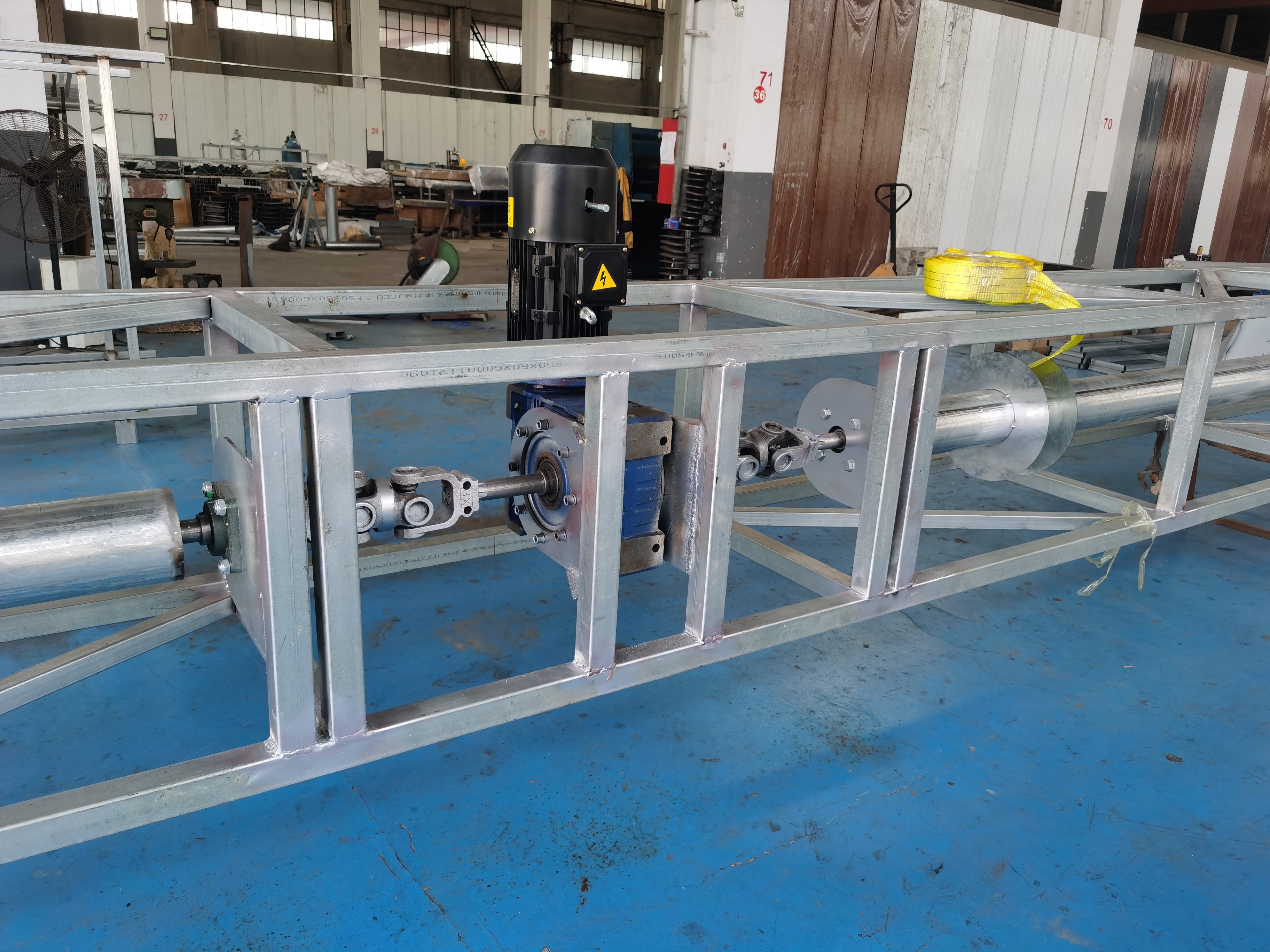 Custom High Speed Rapid Roll Doors , PVC Fast Rolling Door Sedimentary Gate