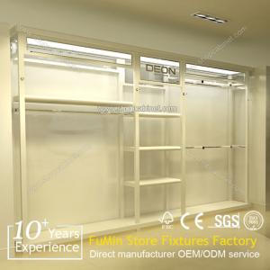 Wholesale Hot sale metal sturdy adjustable modern floor standing garment shop display stand from china suppliers