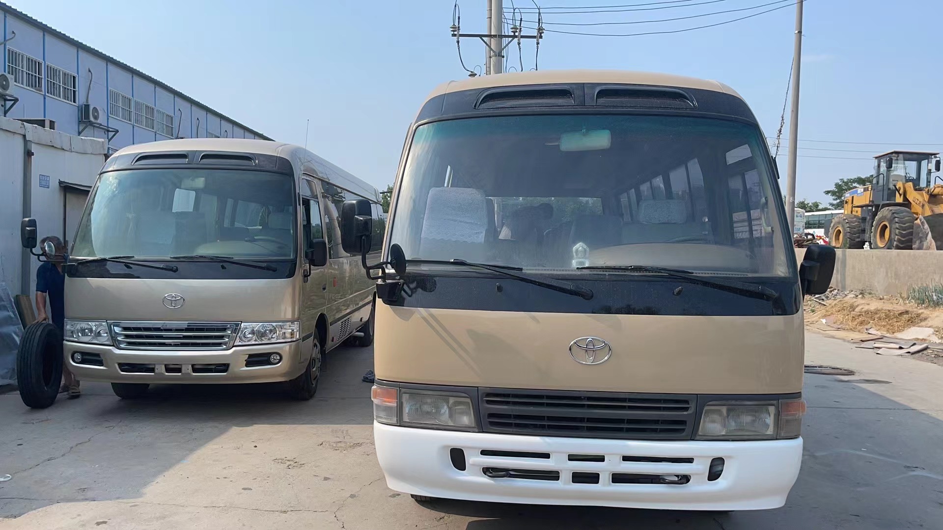 ABS Equipped Original Japanese Coaster Bus Mini Bus 30 Seats for B2B