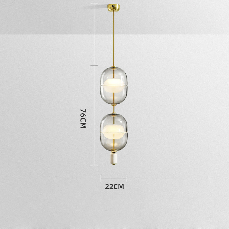 Nordic Glass Pendant Lamp Simple Dining Room Bedroom Decoration Inder Pendant Lamp(WH-GP-145)