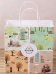 Embossed Printing Paper Bag 250gsm Printed Paper Carrier Bags