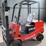 Customized Lifting Height 1.0 Ton Battery Operated Forklift Truck Self Loading