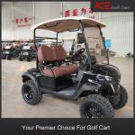 4 Wheel Electric Mini Golf Cart 2 Seaters Club Car Black Color