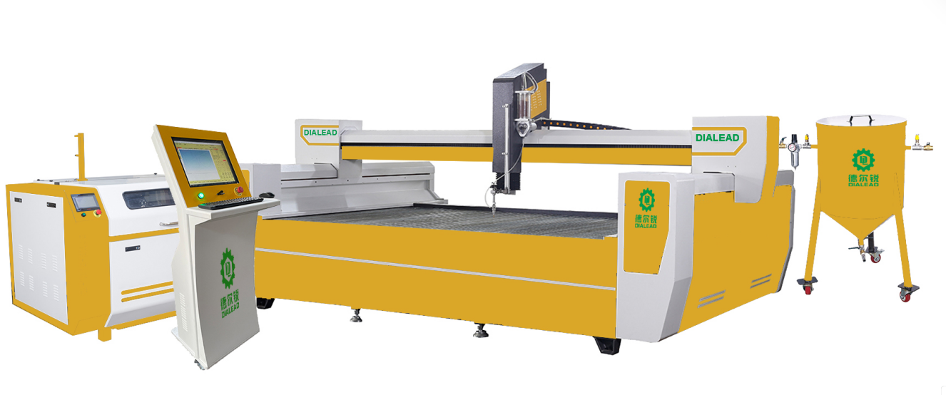3 Axis Waterjet Cutting Machine Water Jet Cutting Machine For Stone Metal Glass Plastic