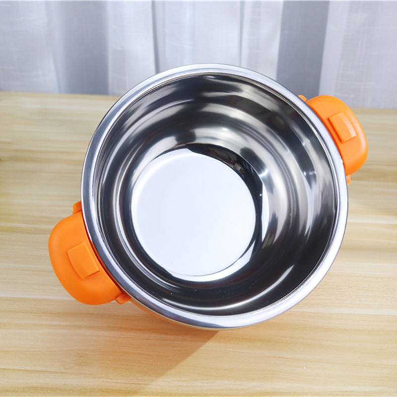 Plastic Handle Stainless Steel Fresh Hot Pot Eco 4pcs Lunch Box Set for School