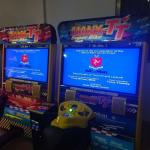 Plastic Moto Racing Game Machine 2200*2500*2500mm Cool Coin Operated Driving
