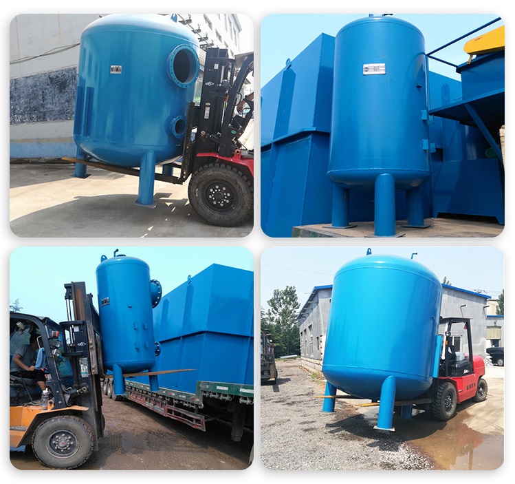 30m3/H Multi Media Filter Stainless Steel Quartz Sand Activated Carbon Mechanical Filter