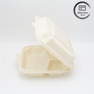 Wholesale 600ml Biodegradable Disposable Food Containers Eco-Friendly Lunch Box With Lid from china suppliers
