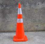 Safety 700mm Traffic Warning Cones Orange Reflective Safety Cones 1.4kg