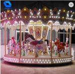 Outdoor Mini Portable Small Merry Go Round Carousel For Kids Carnival Games