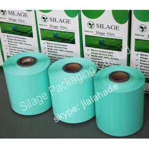 Wholesale Opaque green Film, Silage Wrap Film, 50mm*25mic*1800m, LLDPE farm Round Roll packing Film,plastic packing film from china suppliers
